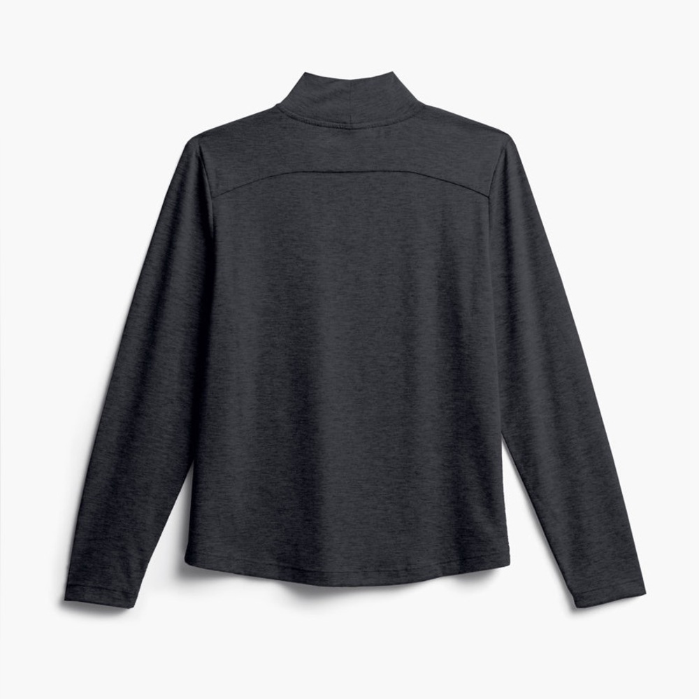 Ministry of Supply | Composite Merino Long Sleeve Mock Neck | Black - Picture 2 of 5